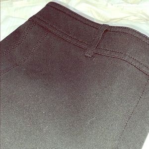 Black pants with small hole